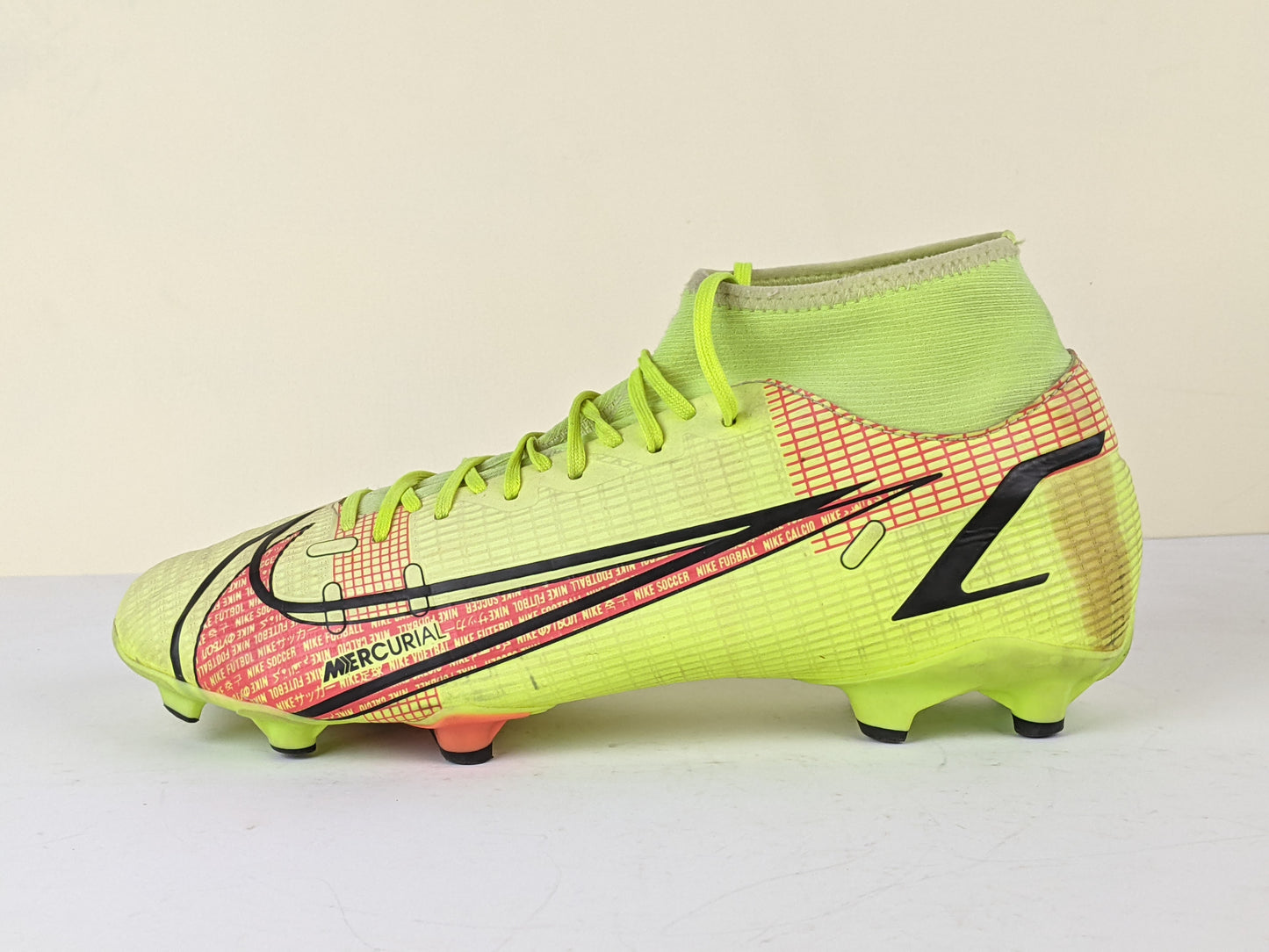 Nike Mercurial Superfly 8 Academy MG Motivation - Volt/Black/Bright Crimson