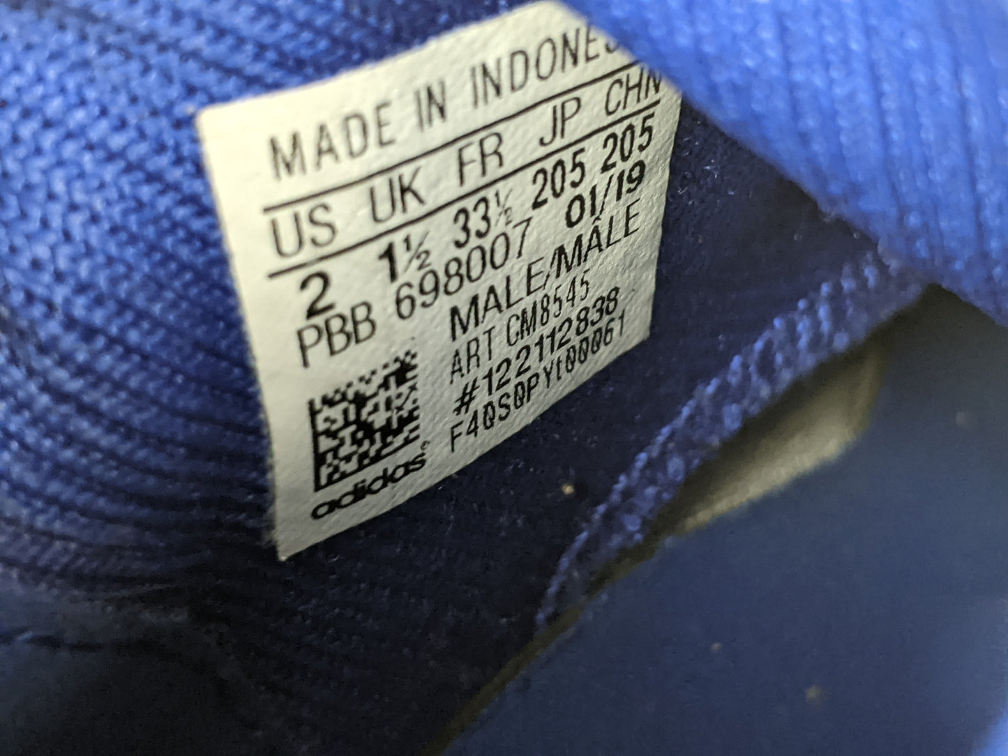 adidas Predator Tango 19.3 IN Virtuso - Grey Two/Footwear White/Bold Blue Kids