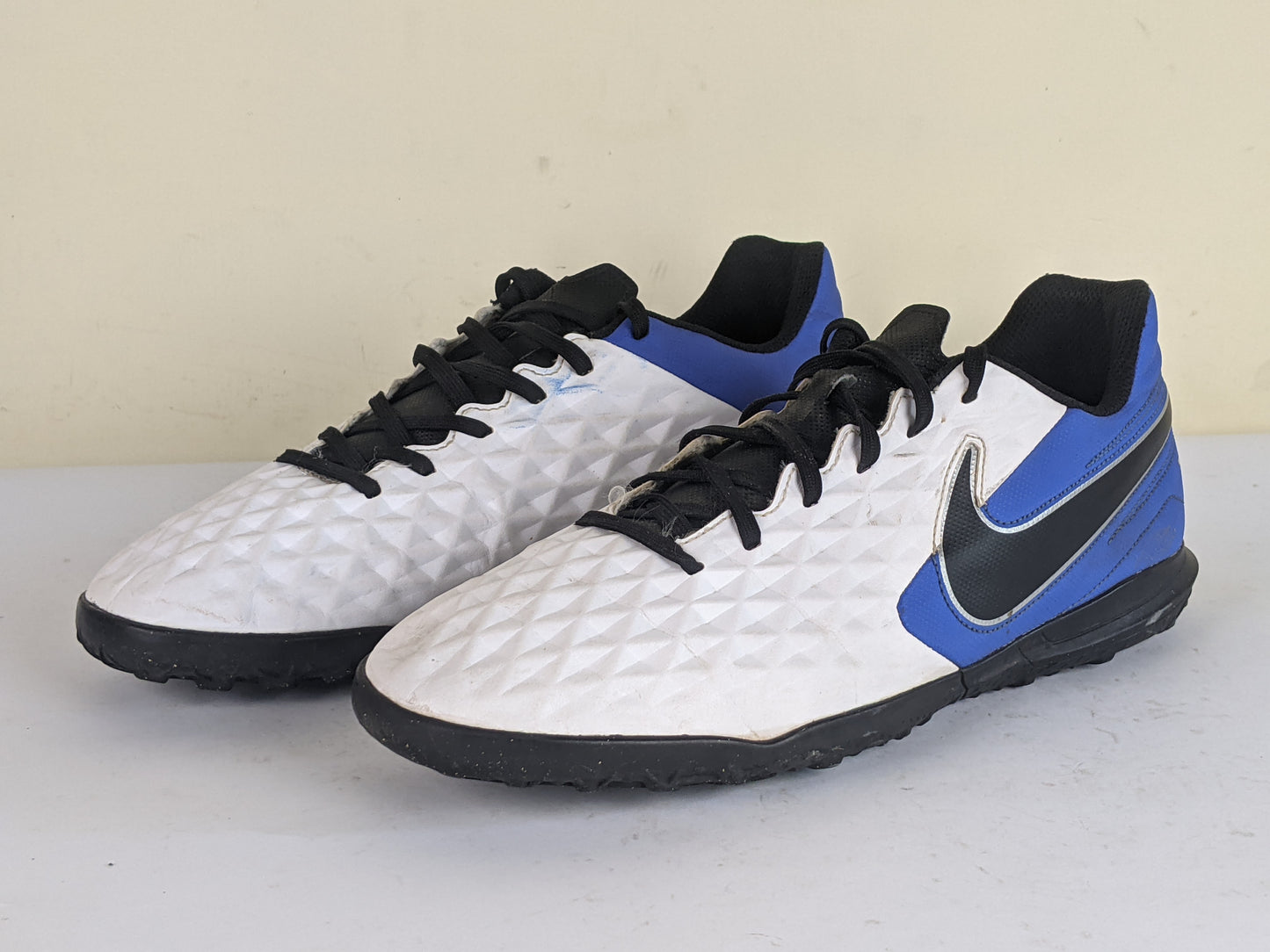 Nike Tiempo Legend 8 Club TF Daybreak - White/Black/Hyper Royal/Metallic Silver