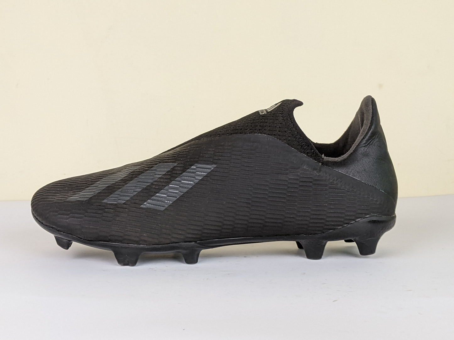 adidas X 19.3 FG/AG Laceless Dark Motion - Core Black/Silver Metallic
