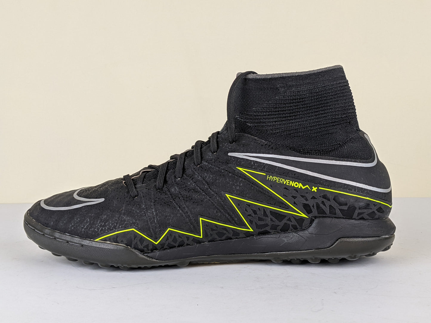 Nike HypervenomX Proximo TF Black/Volt/Metallic Silver