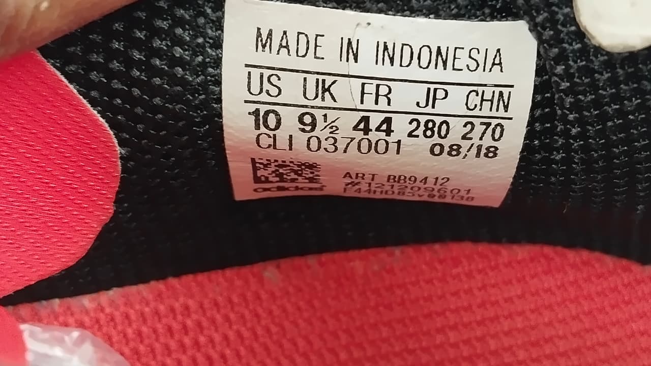 adidas X 18.4 TF 'Black/Red