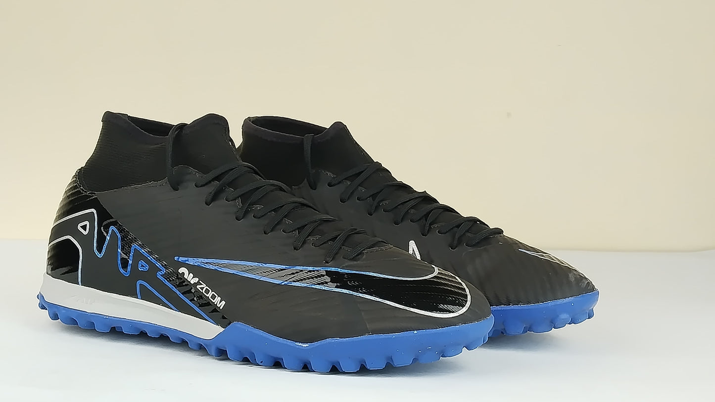 Nike Air Zoom Mercurial Superfly 9 Academy TF Shadow - Black/Chrome/Hyper Royal