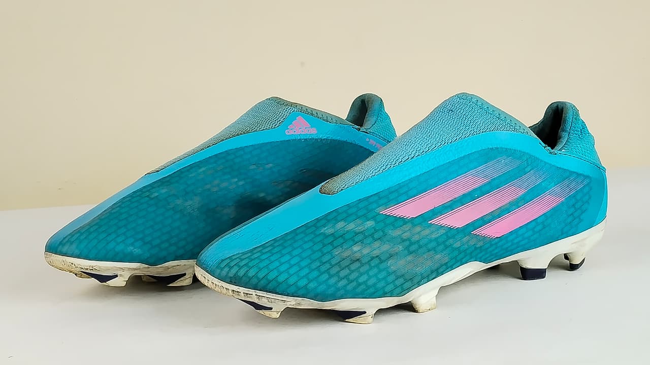 adidas X Speedflow .3 Laceless FG Sapphire Edge - Sky Rush/Shock Pink/Footwear White