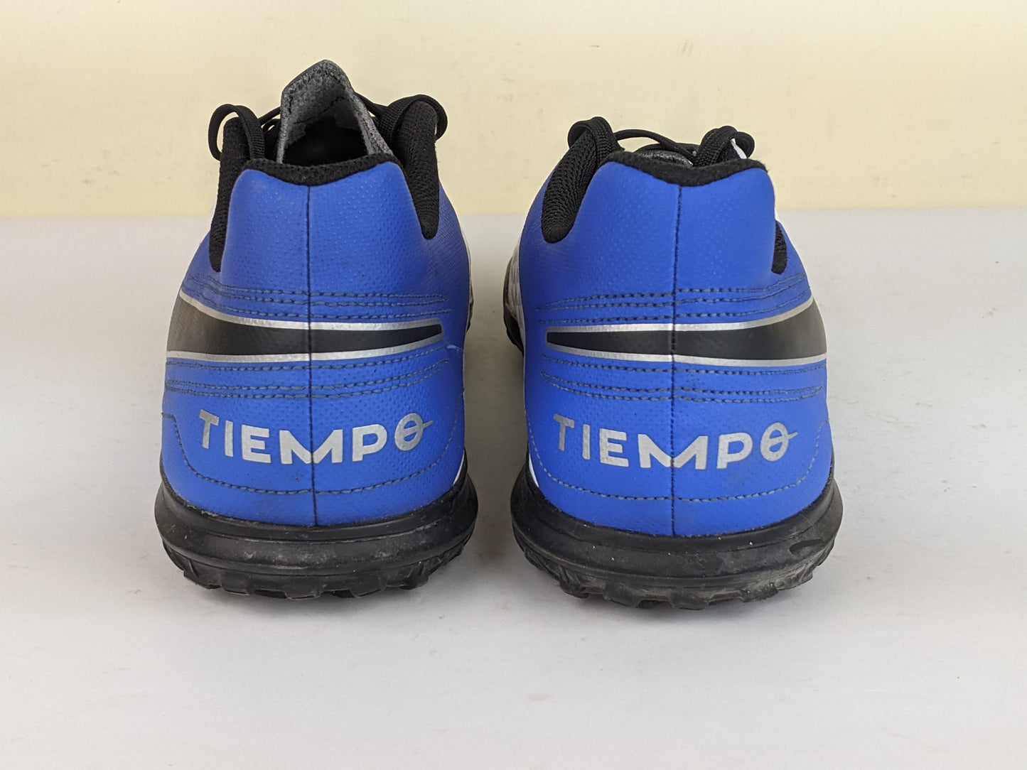 Nike Tiempo Legend 8 Club TF Daybreak - White/Black/Hyper Royal/Metallic Silver
