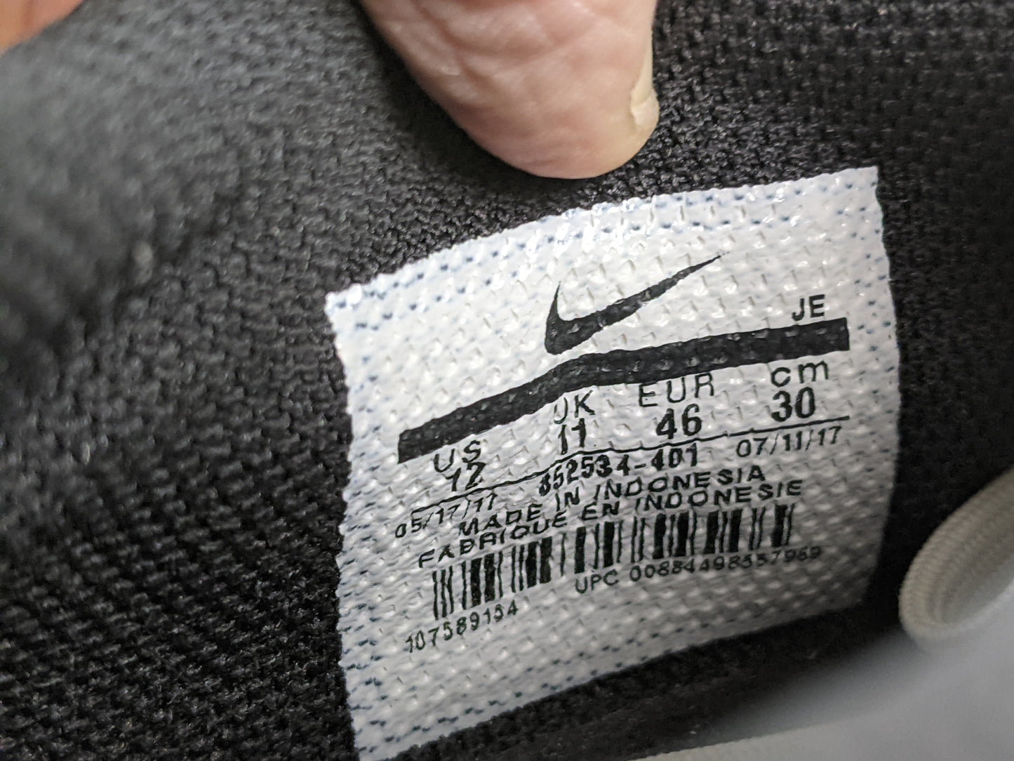 Nike MercurialX Vortex III CR7 TF 'White/Black