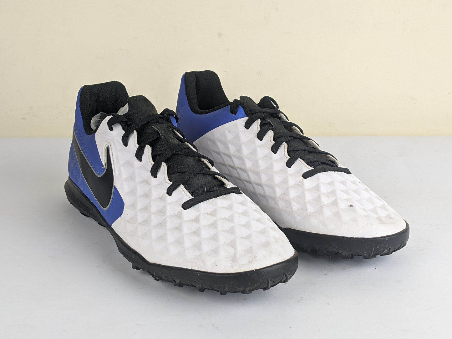 Nike Tiempo Legend 8 Club TF Daybreak - White/Black/Hyper Royal/Metallic Silver