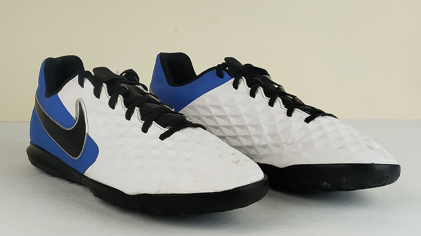 Nike Tiempo Legend 8 Club TF Daybreak - White/Black/Hyper Royal/Metallic Silver