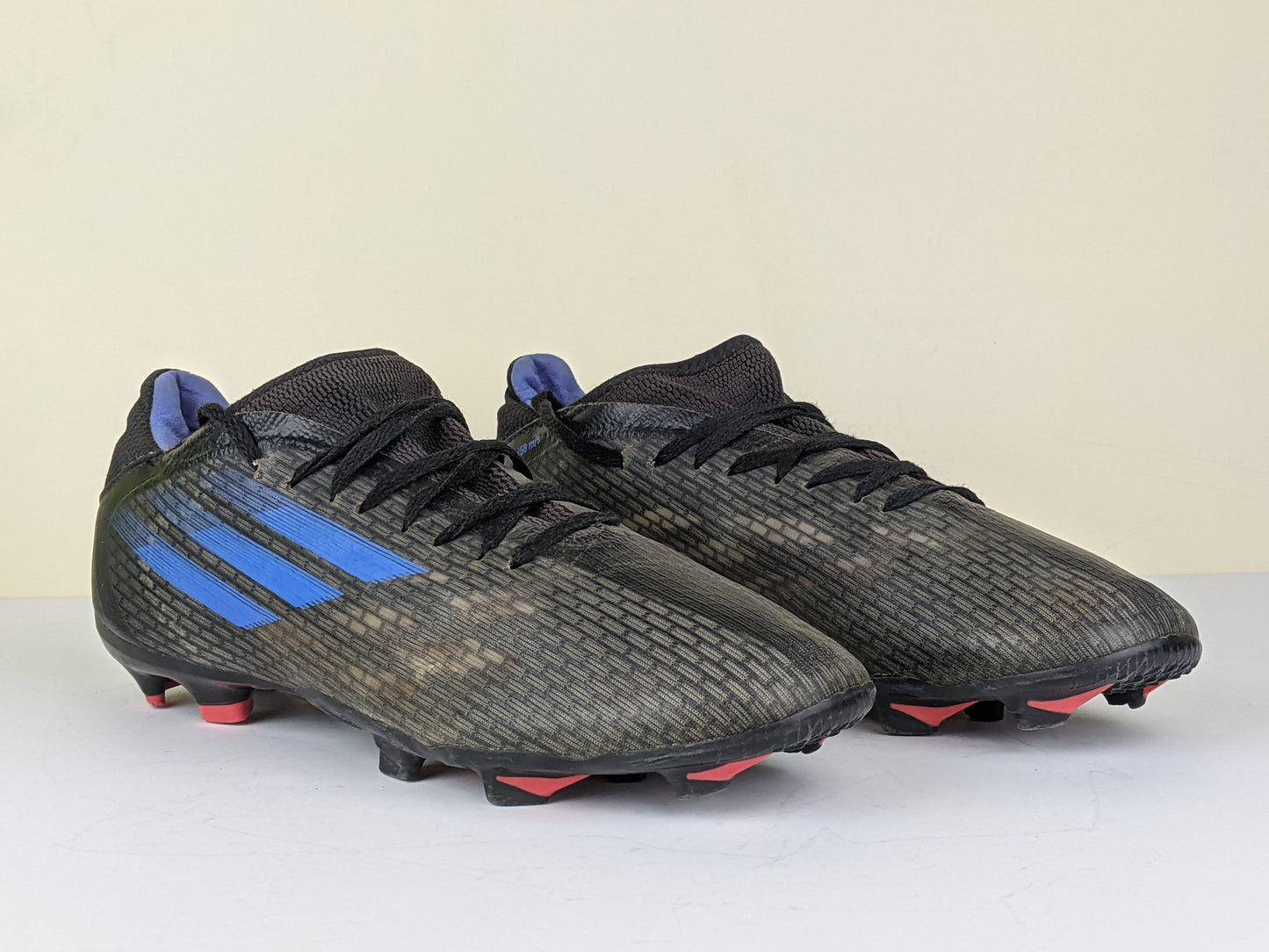 adidas X Speedflow .3 FG Edge of Darkness - Core Black/Sonic Ink/Solar Yellow