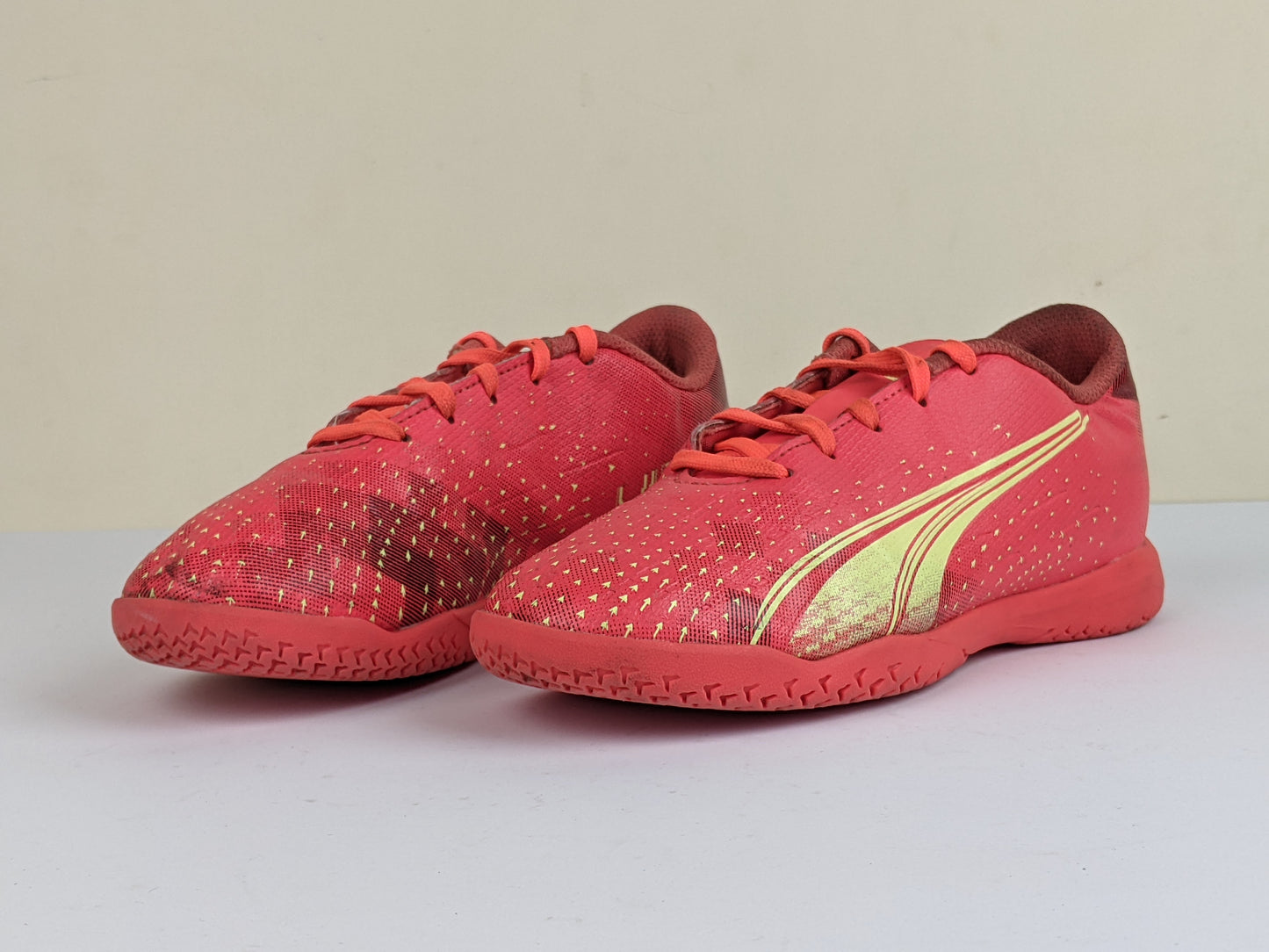 PUMA Ultra Play IT Fearless - Fiery Coral/Fizzy Light/PUMA Black Kids