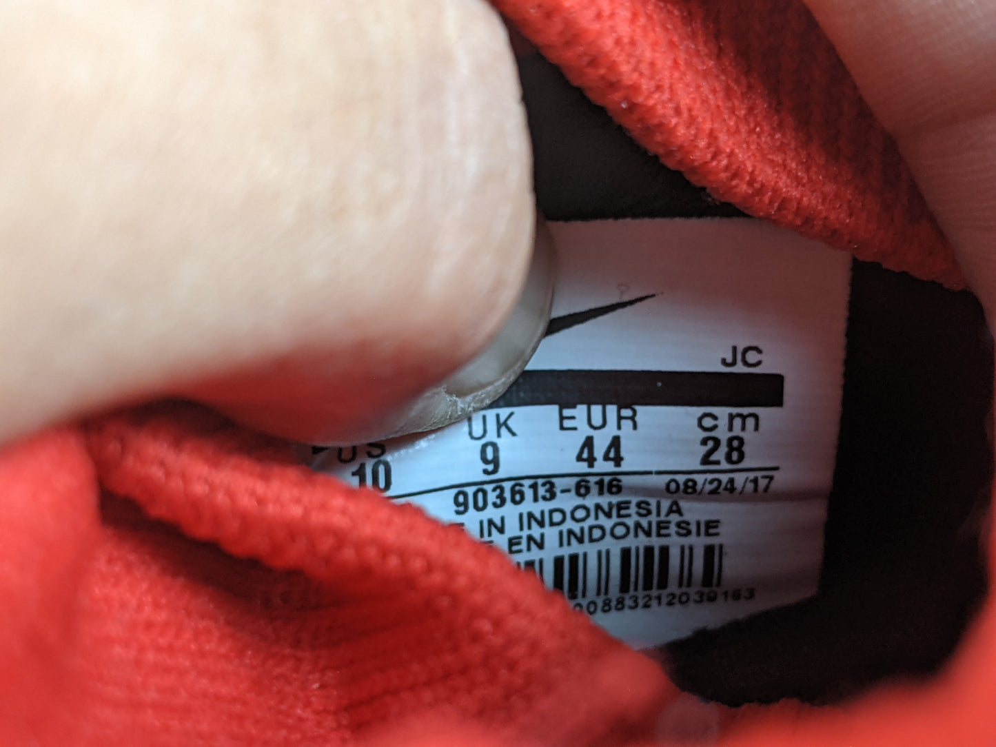 Nike MercurialX Victory VI DF IC Fire - University Red/Black