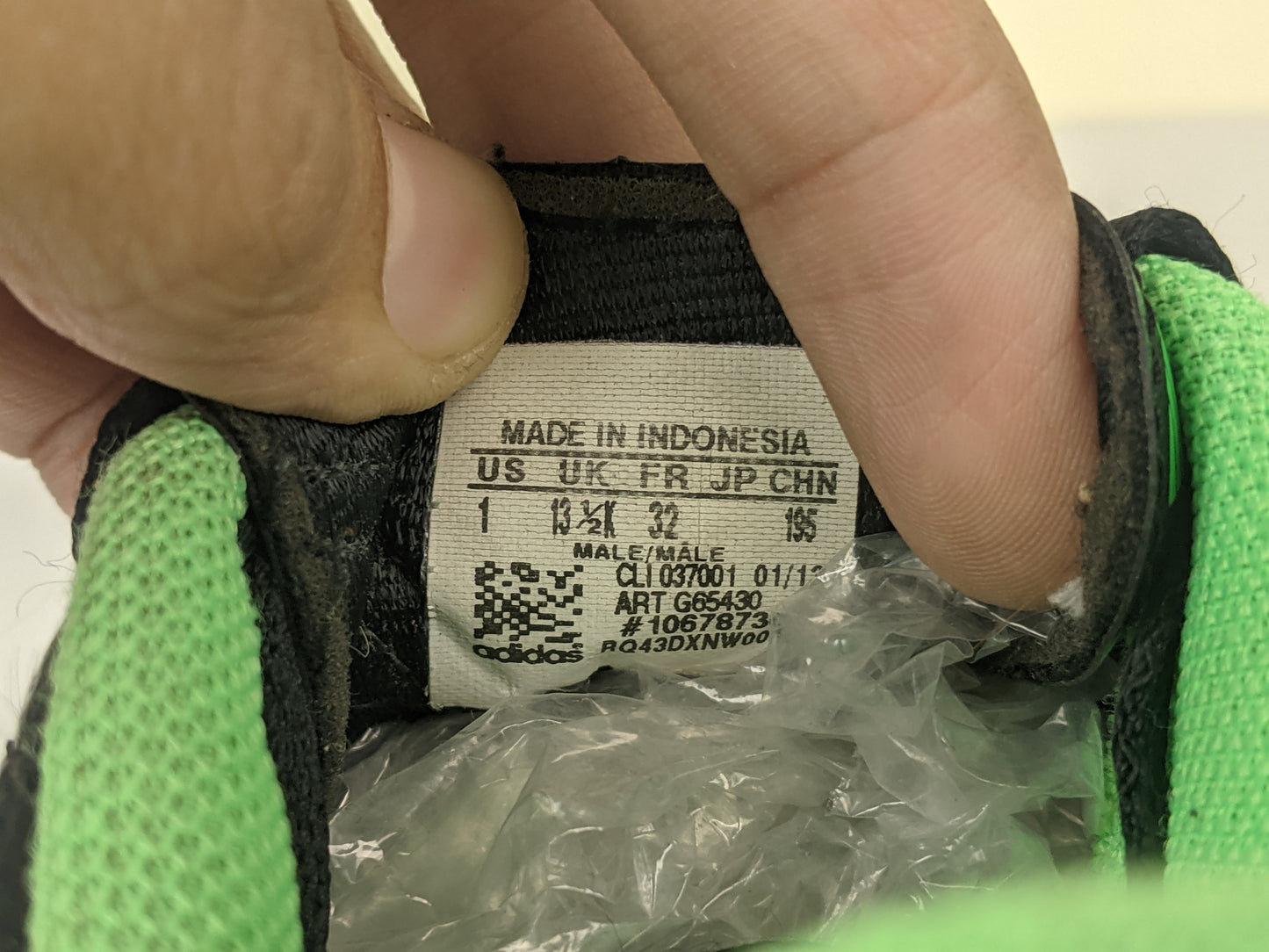 adidas F5 TRX FG 'Black/Green Kids