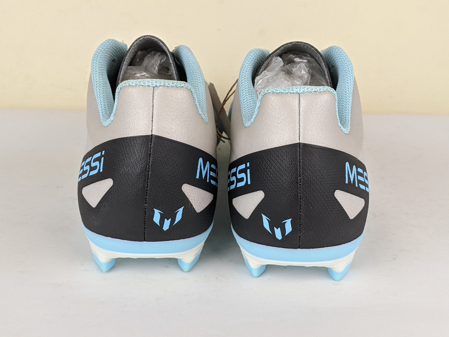 adidas X Crazyfast Messi .4 FxG Infinito - Silver Metallic/Bliss Blue/Core Black (Brand New)
