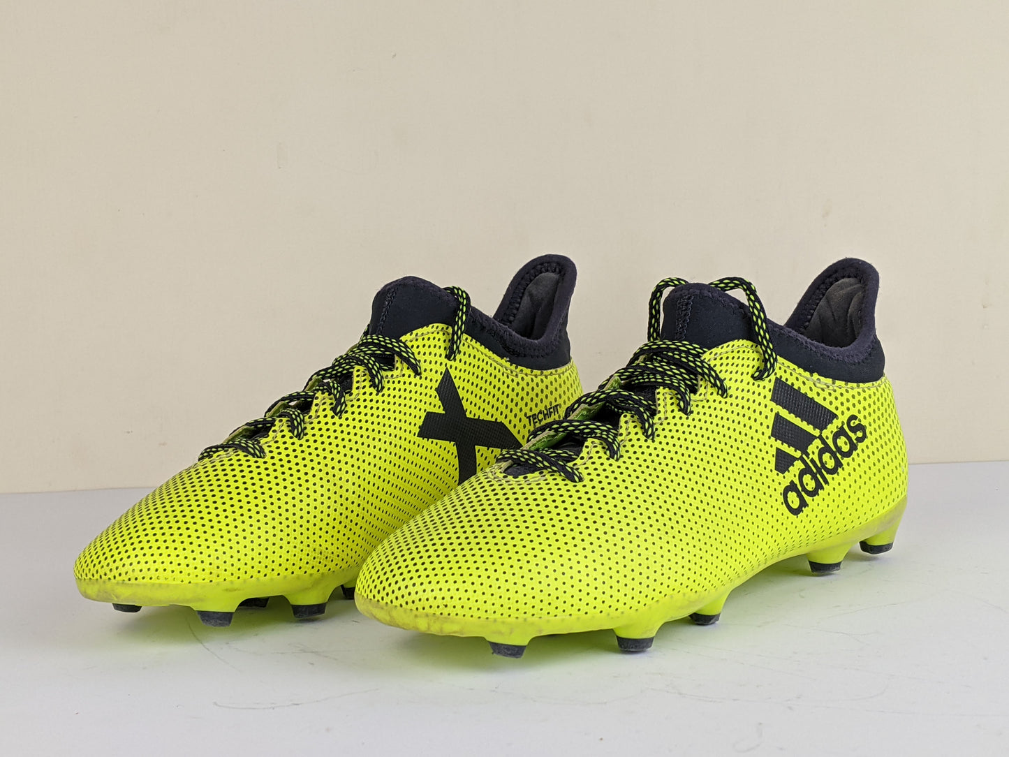 adidas X 17.3 FG/AG Ocean Storm - Solar Yellow/Legend Ink Kids