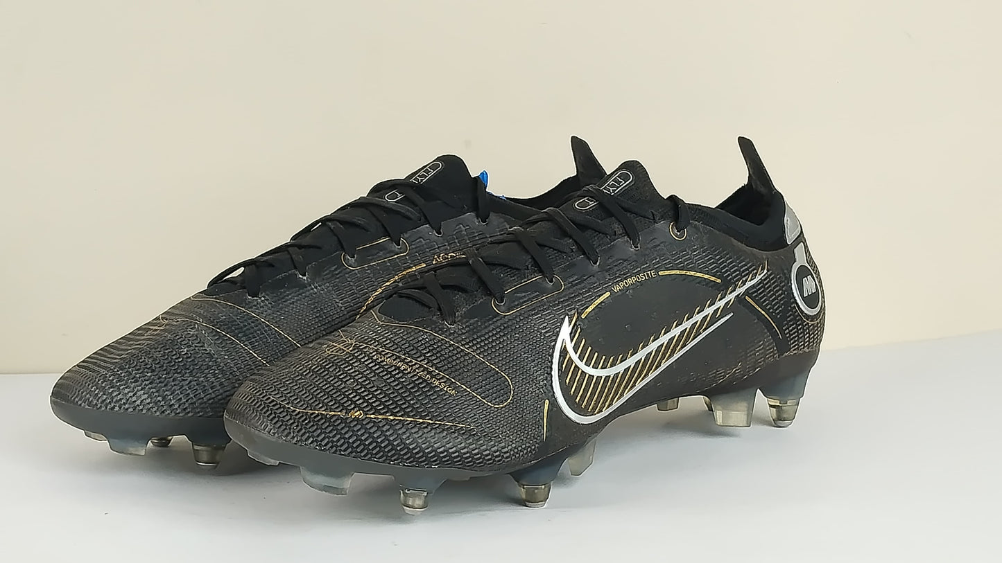 Nike Mercurial Vapor 14 Elite SG-PRO Anti-Clog Shadow - Black/Metallic Gold/Metallic Silver