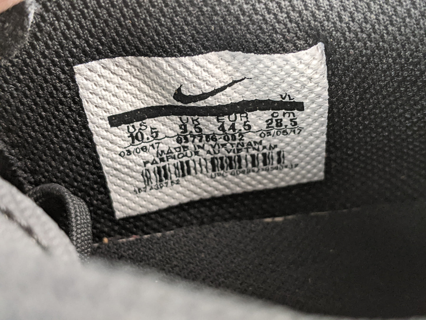 Nike TiempoX Ligera IV TF 'Black White'