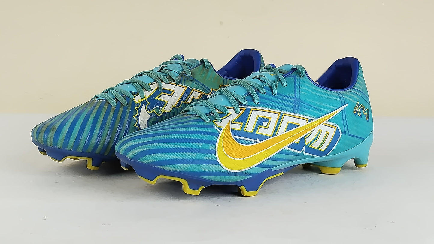 Nike Air Zoom Mercurial Vapor 15 Academy MG Mbappé Personal Edition - Baltic Blue/White