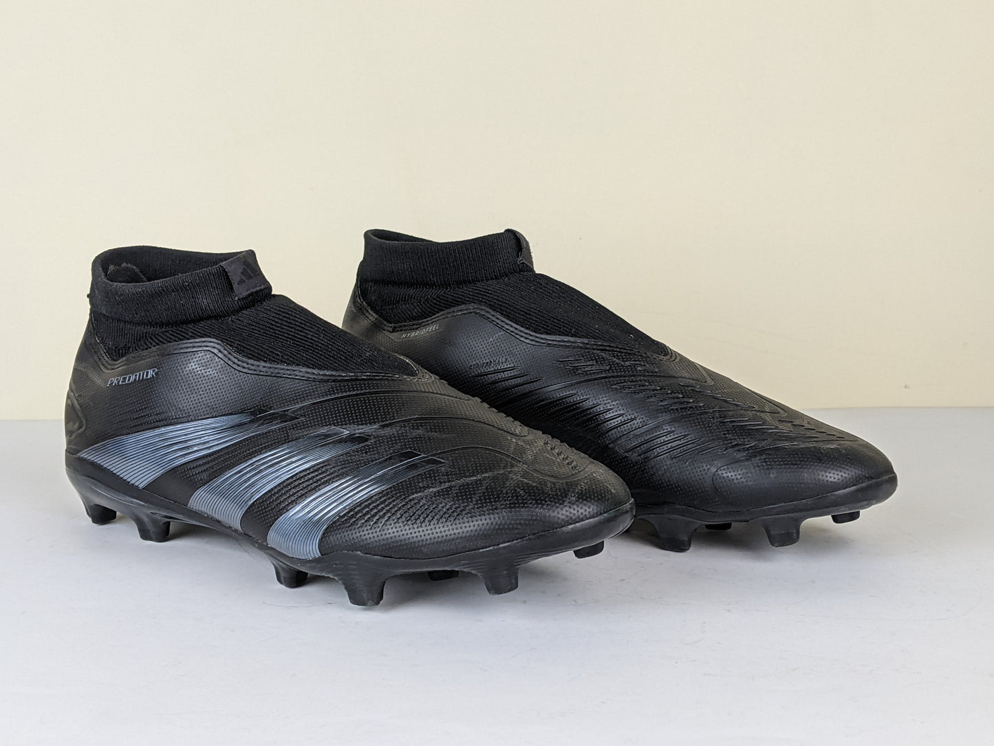 adidas Predator League Laceless FG Nightstrike - Core Black/Carbon