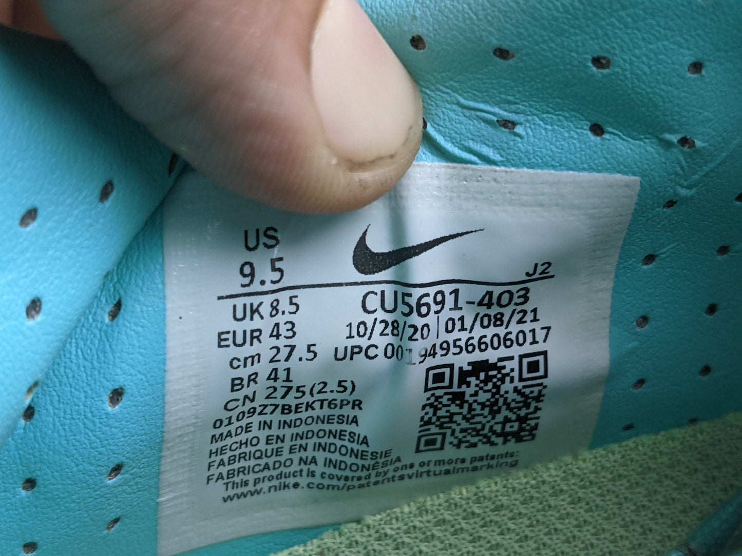 Nike Mercurial Vapor 14 Academy MG Impulse - Dynamic Turq/Lime Glow