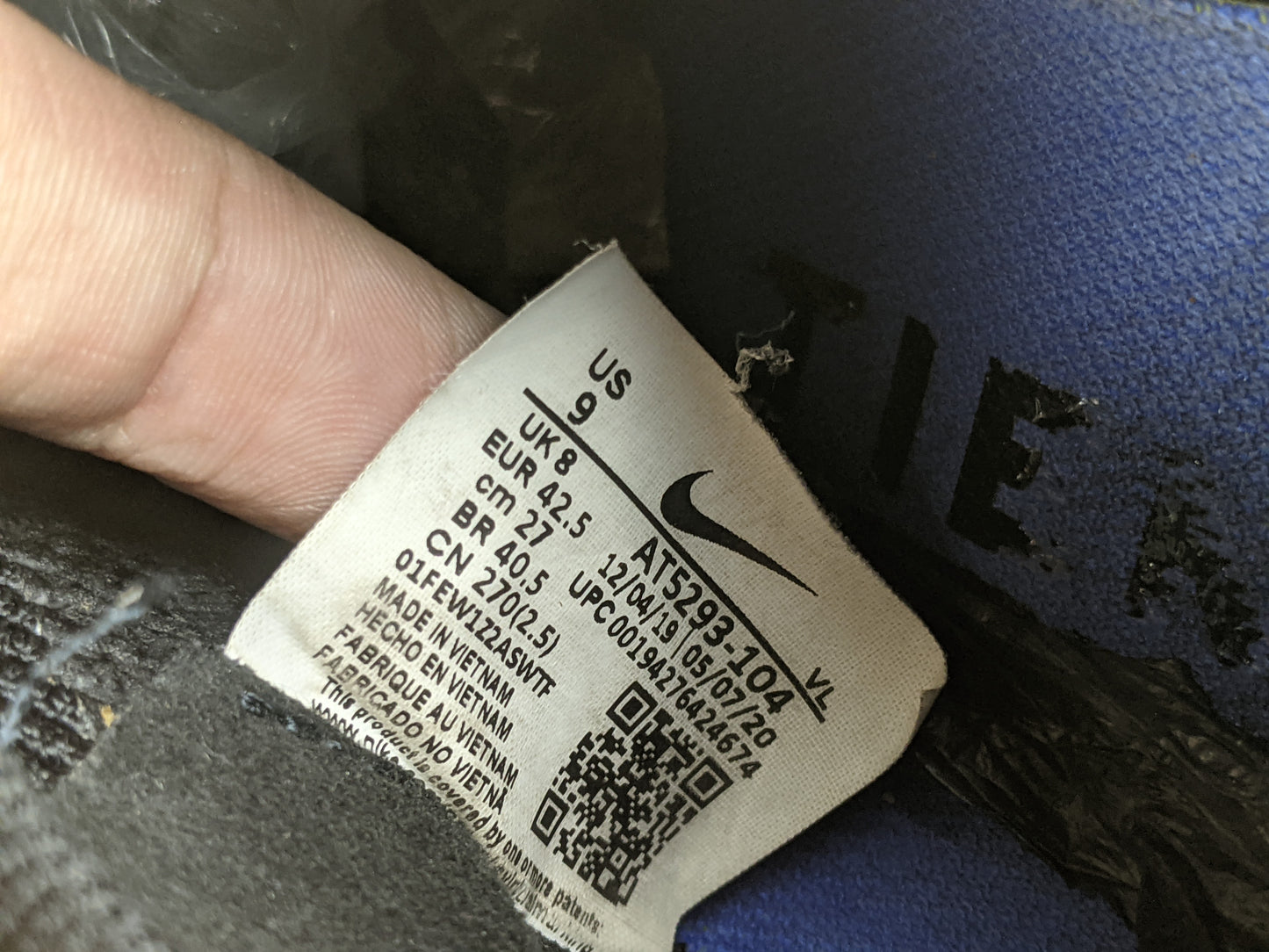 Nike Tiempo Legend 8 Elite FG Daybreak - White/Black/Hyper Royal/Metallic Silver