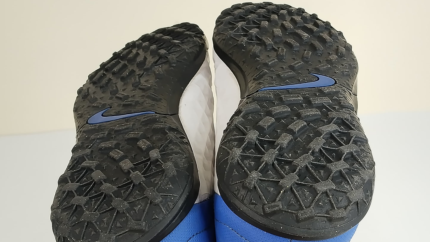 Nike Tiempo Legend 8 Club TF Daybreak - White/Black/Hyper Royal/Metallic Silver