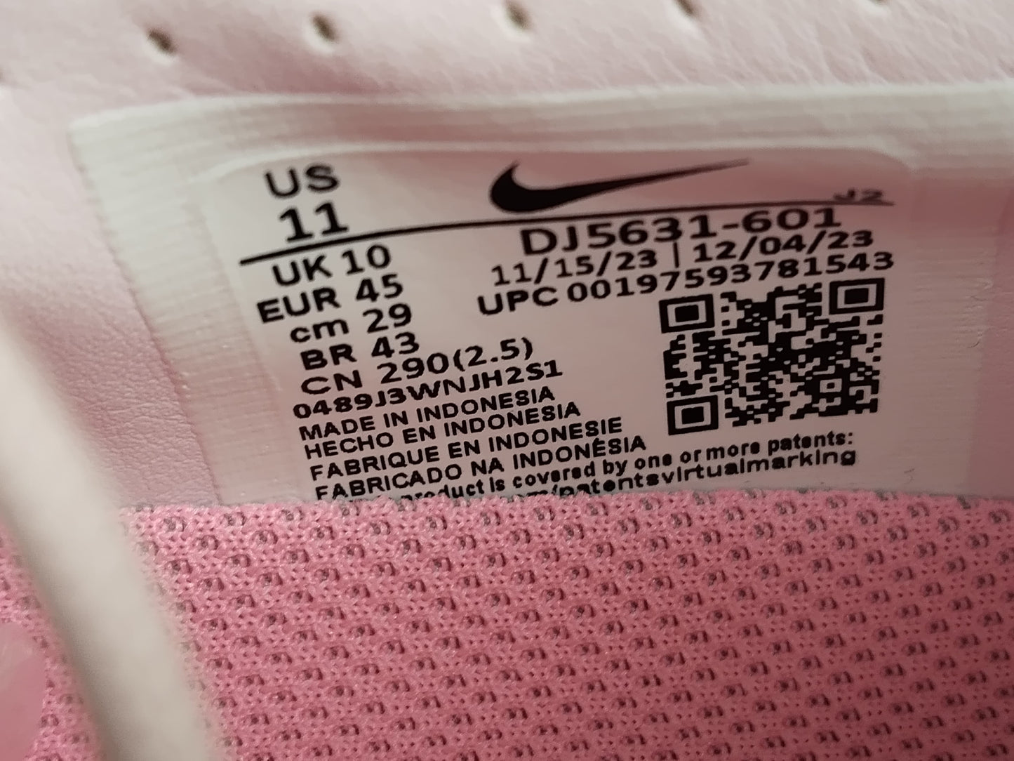 Nike Air Zoom Mercurial Vapor 15 Academy MG Mad Brilliance - Pink Foam/Black (Brand New)