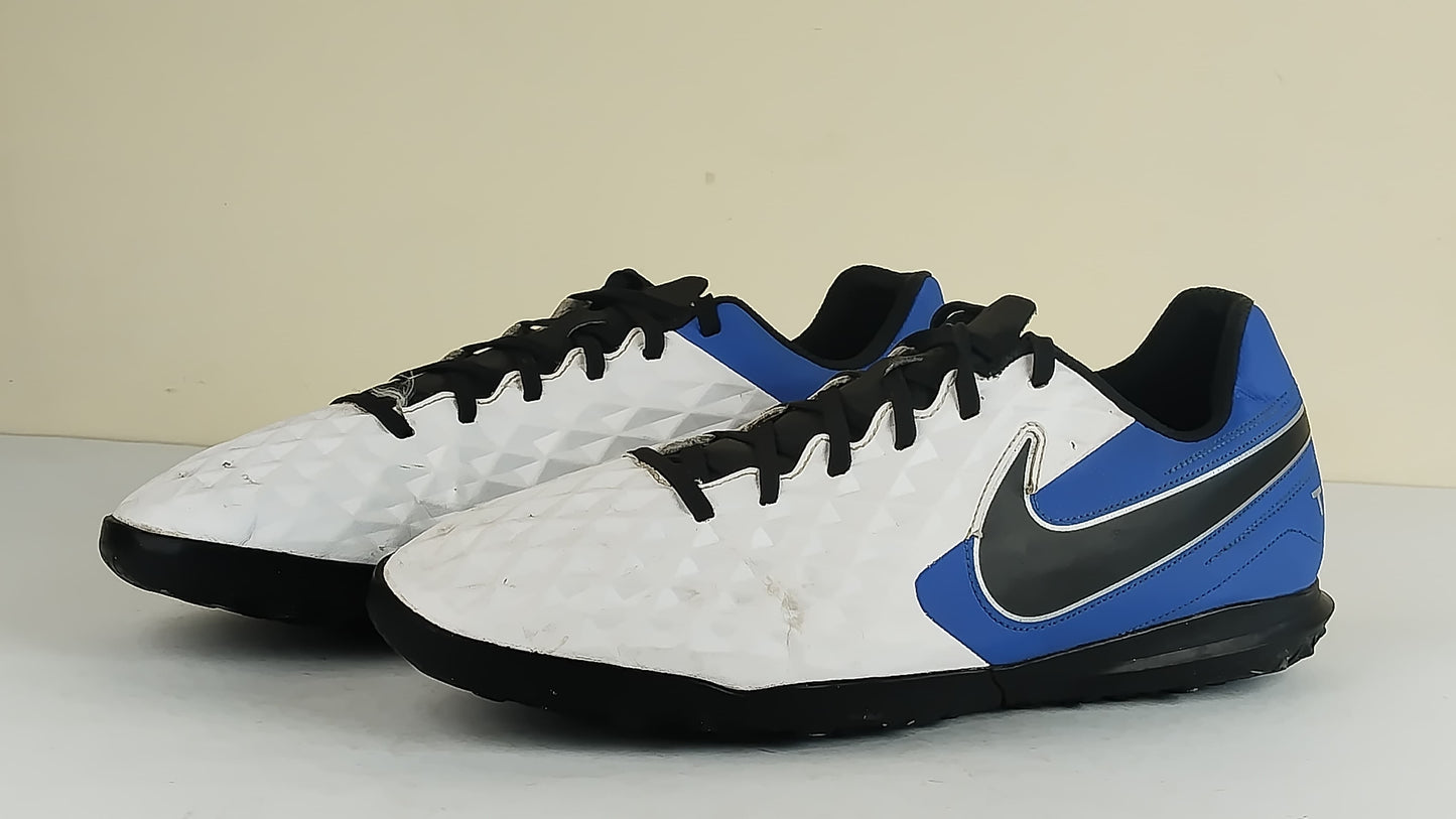 Nike Tiempo Legend 8 Club TF Daybreak - White/Black/Hyper Royal/Metallic Silver