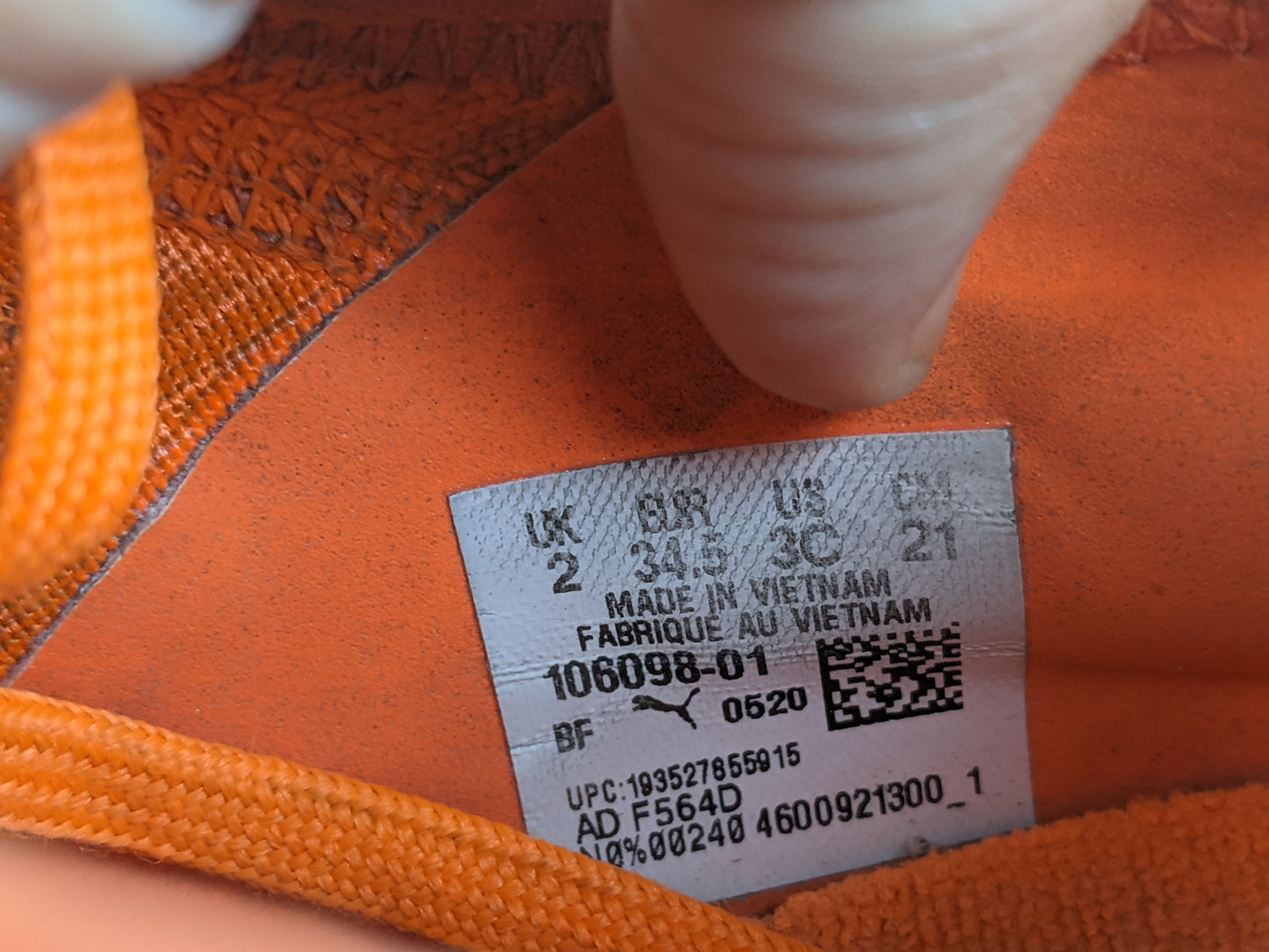 Puma Ultra 3.1FG 'Orange