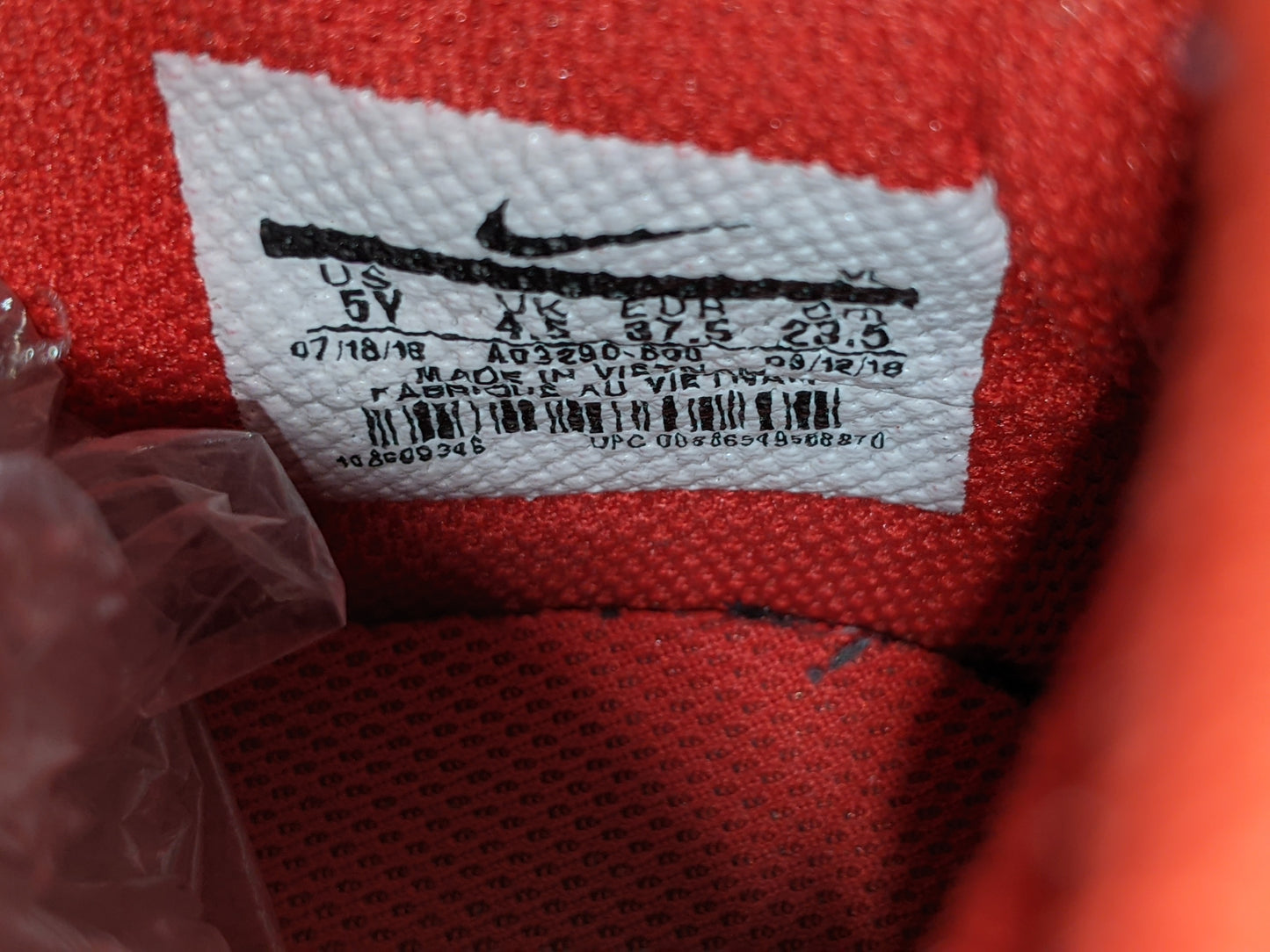 Nike Phantom VSN Academy DF IC Junior 'Red