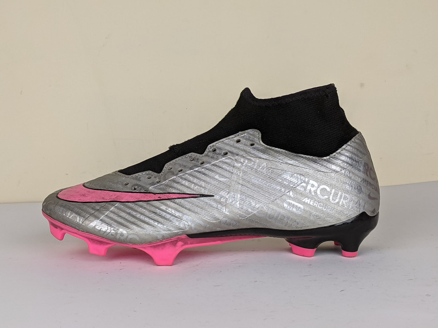 Nike Air Zoom Mercurial Superfly 9 Academy MG XXV - Metallic Silver/Hyper Pink/Black/Volt