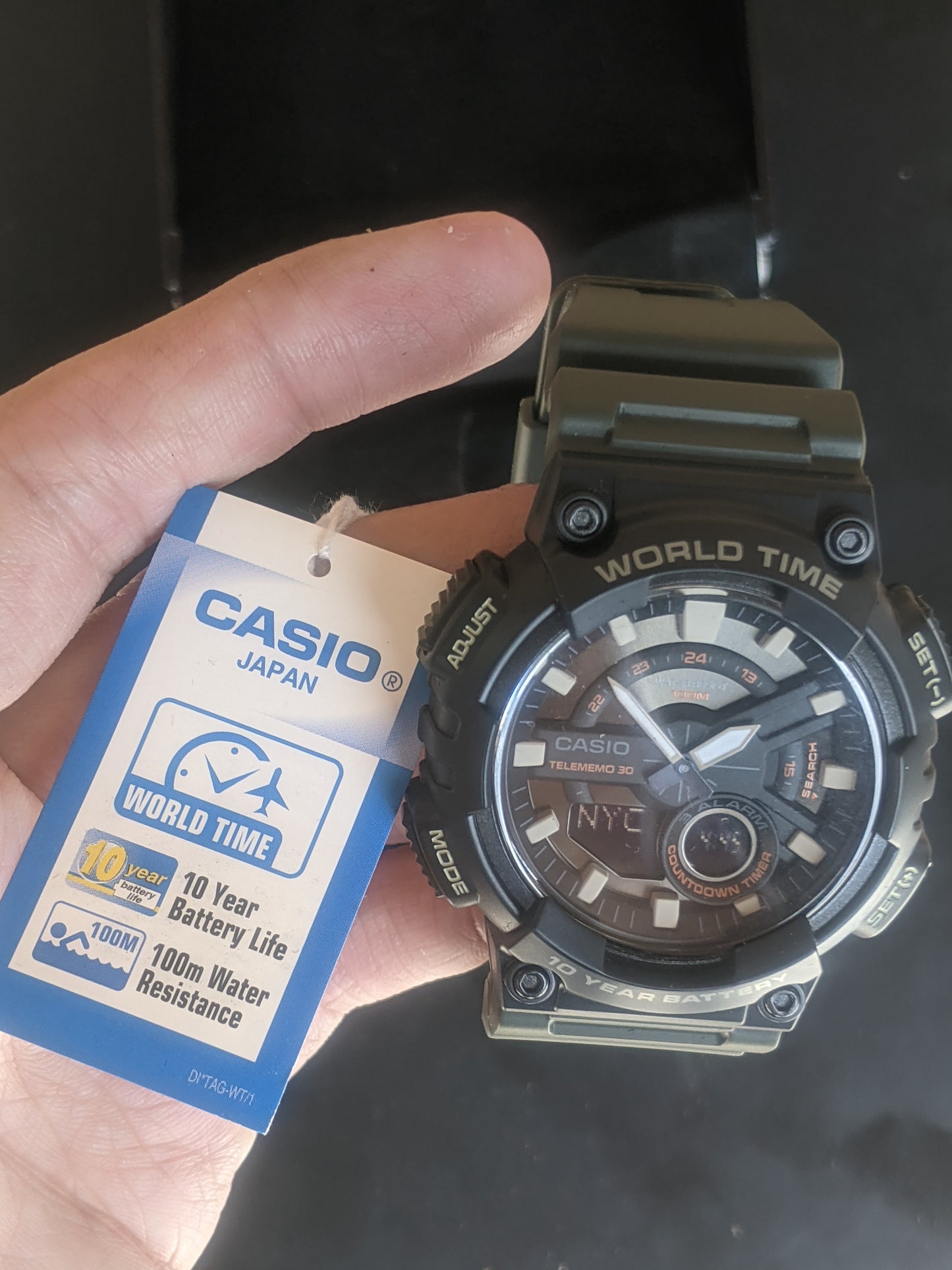 Casio AEQ-110W 'Black' (Brand New)