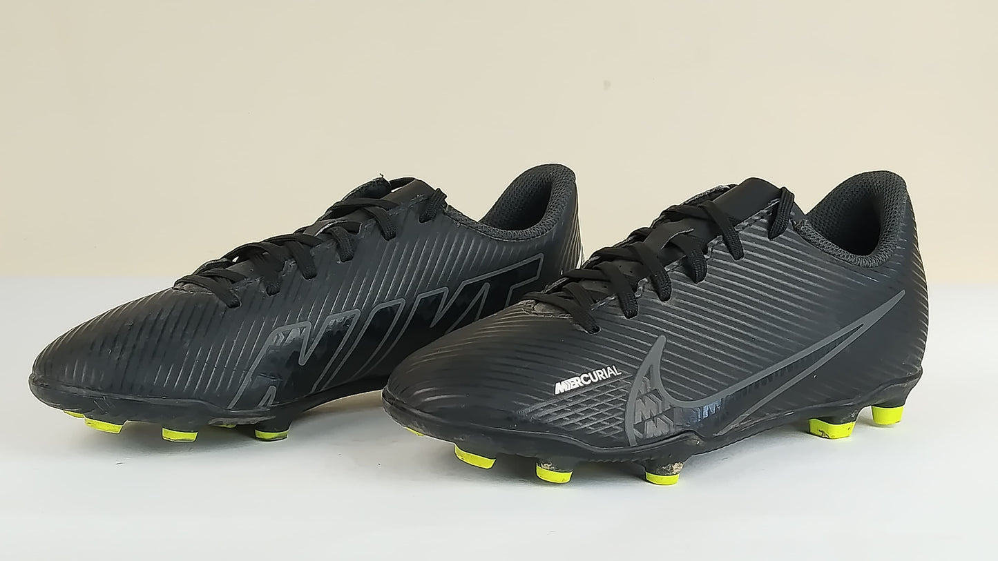 Nike Mercurial Vapor 15 Club MG - Black/Smoke Grey/Volt Kids