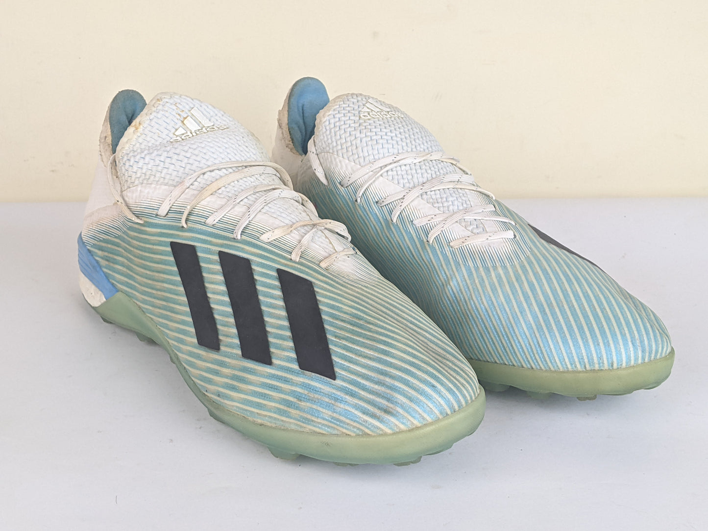 adidas X 19.1 TF Hard Wired - Bright Cyan/Core Black/Shock Pink