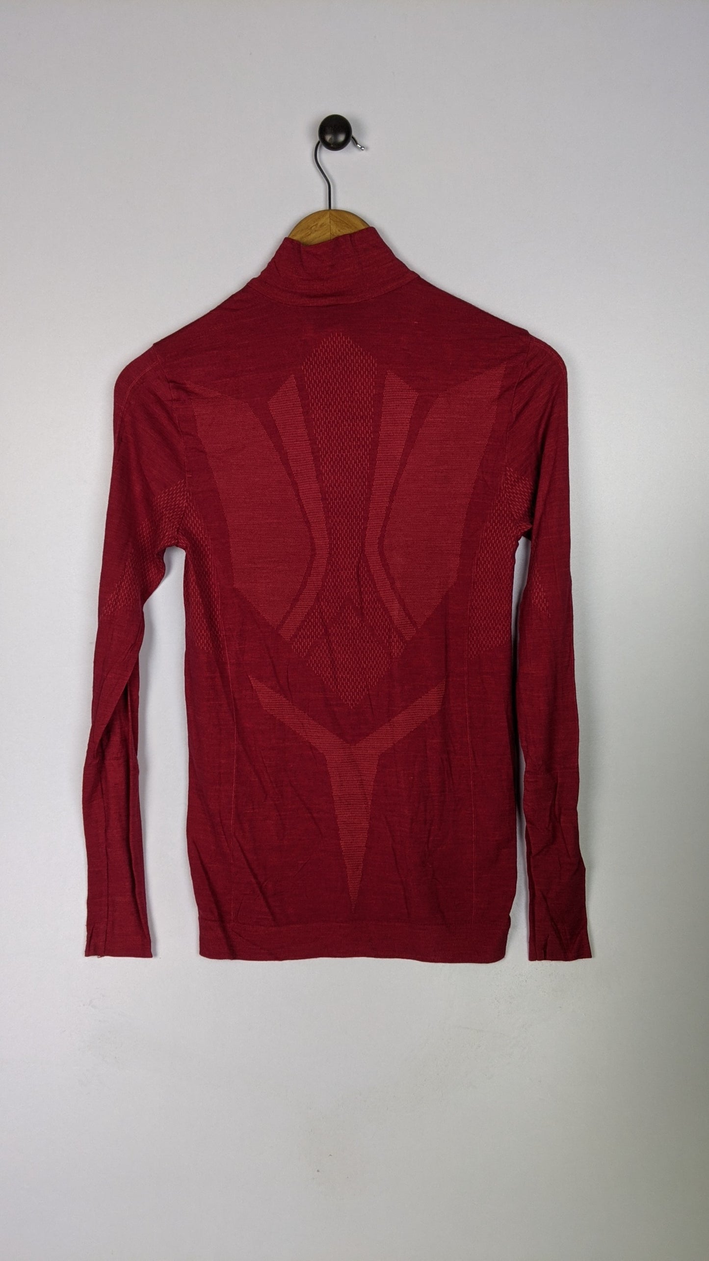 Hally Hensen Zipped Hi Neck Red