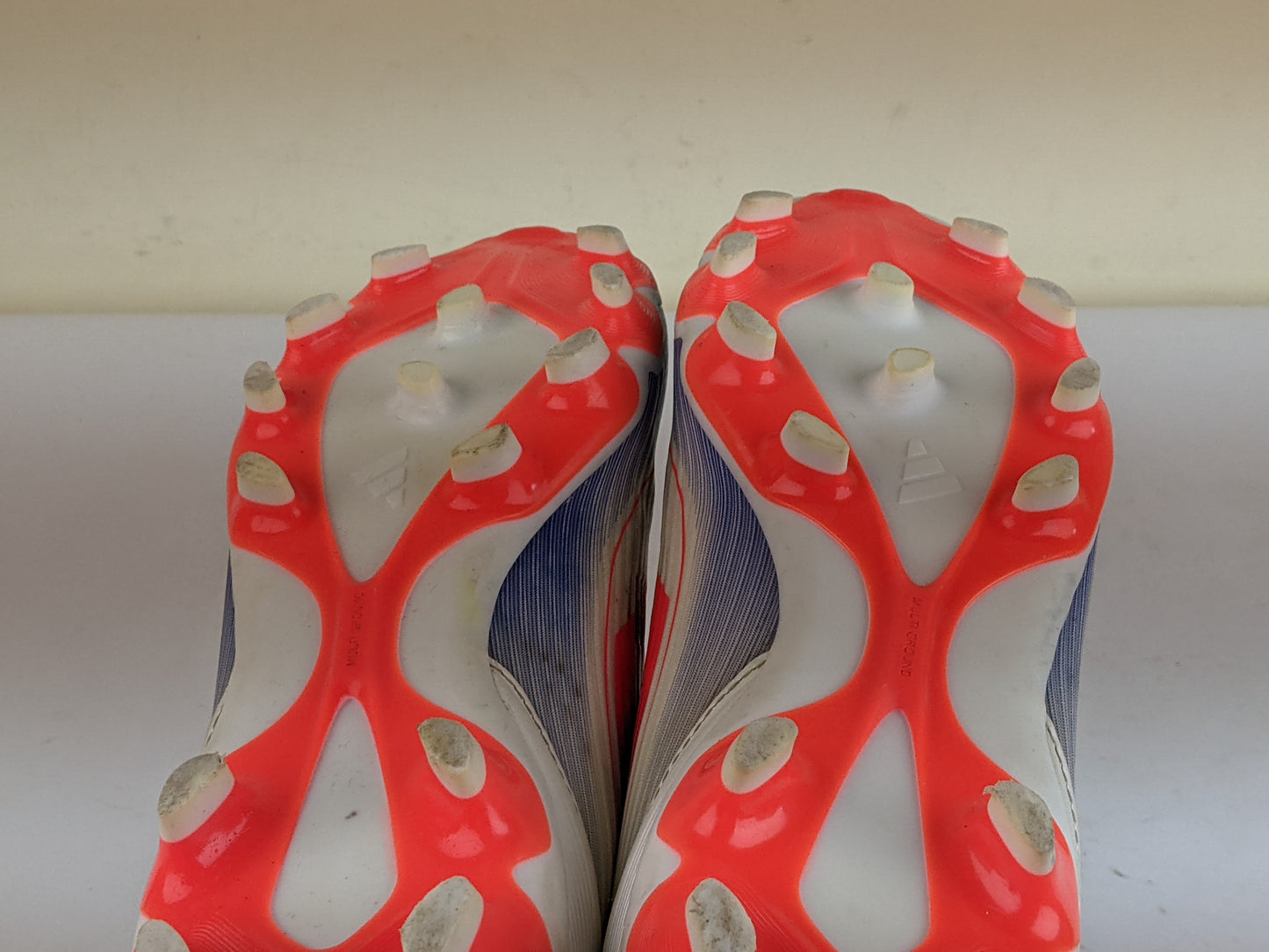 adidas F50 League MG Advancement - Footwear White/Solar Red/Lucid Blue