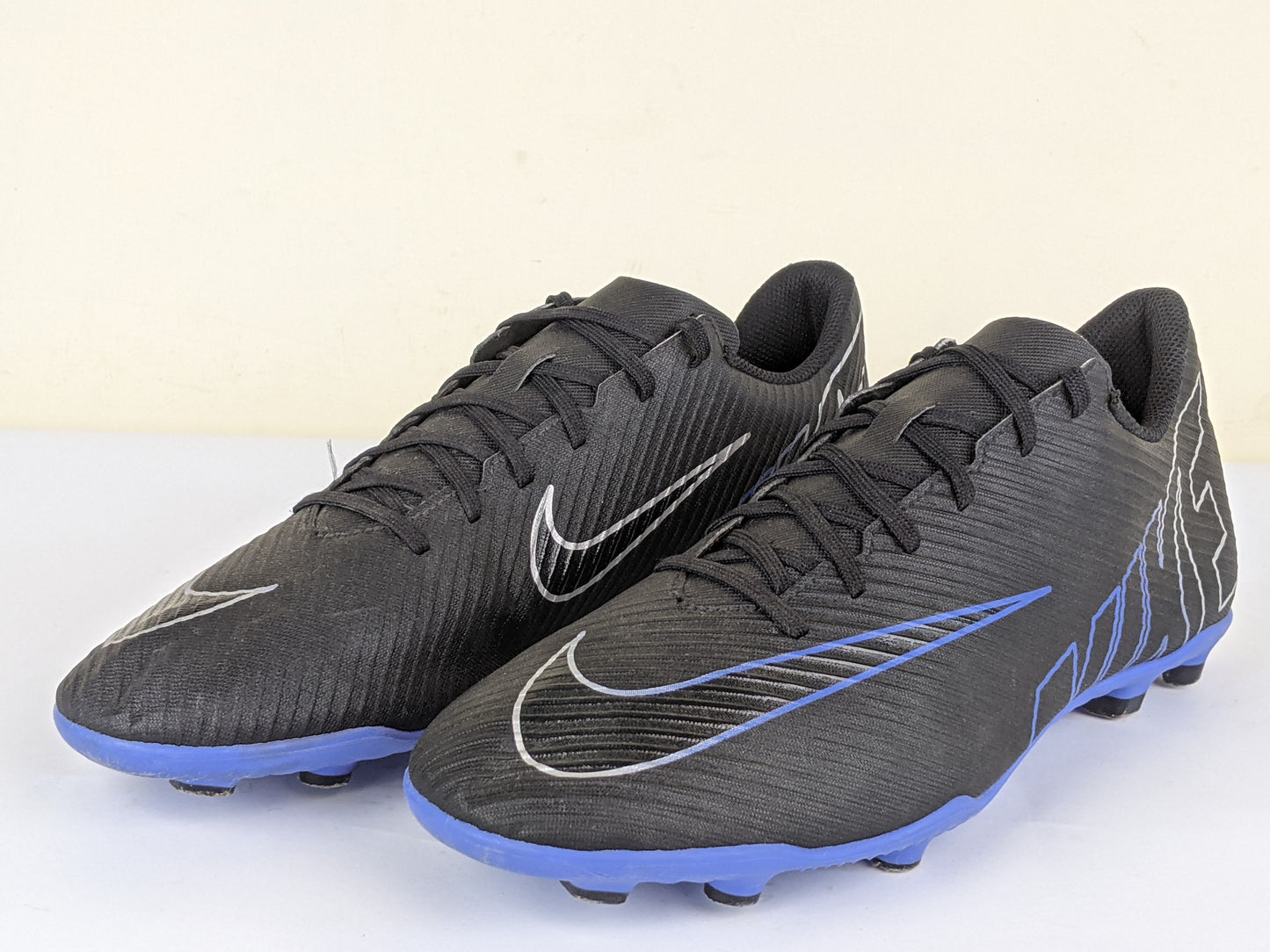 Nike Mercurial Vapor 15 Club MG Shadow - Black/Chrome/Hyper Royal