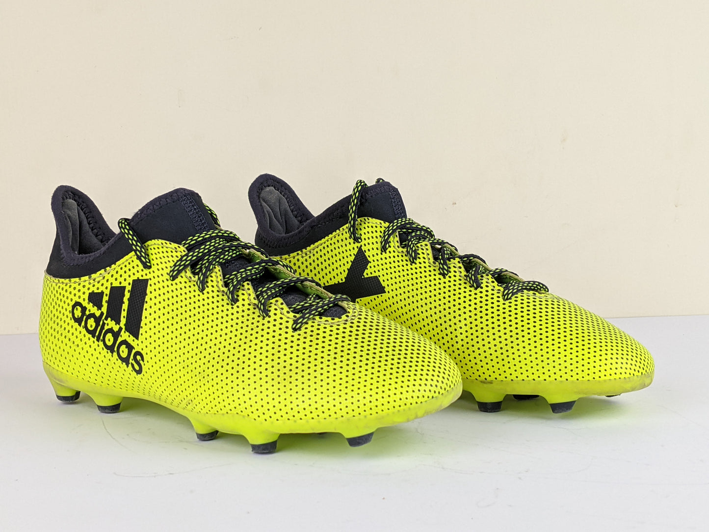 adidas X 17.3 FG/AG Ocean Storm - Solar Yellow/Legend Ink Kids