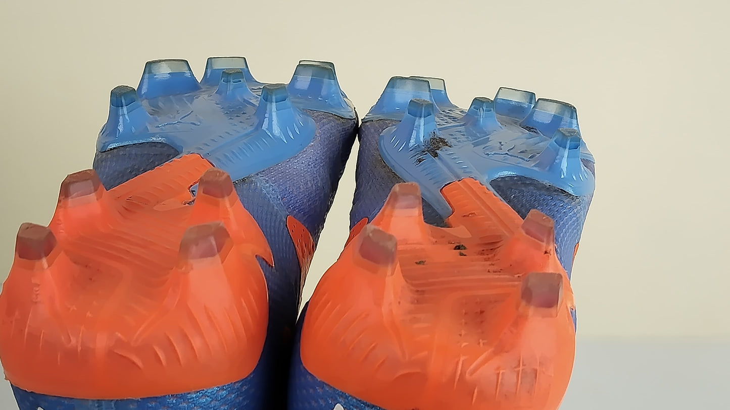 PUMA Future Ultimate FG/AG Supercharge - Blue Glimmer/PUMA White/Ultra Orange