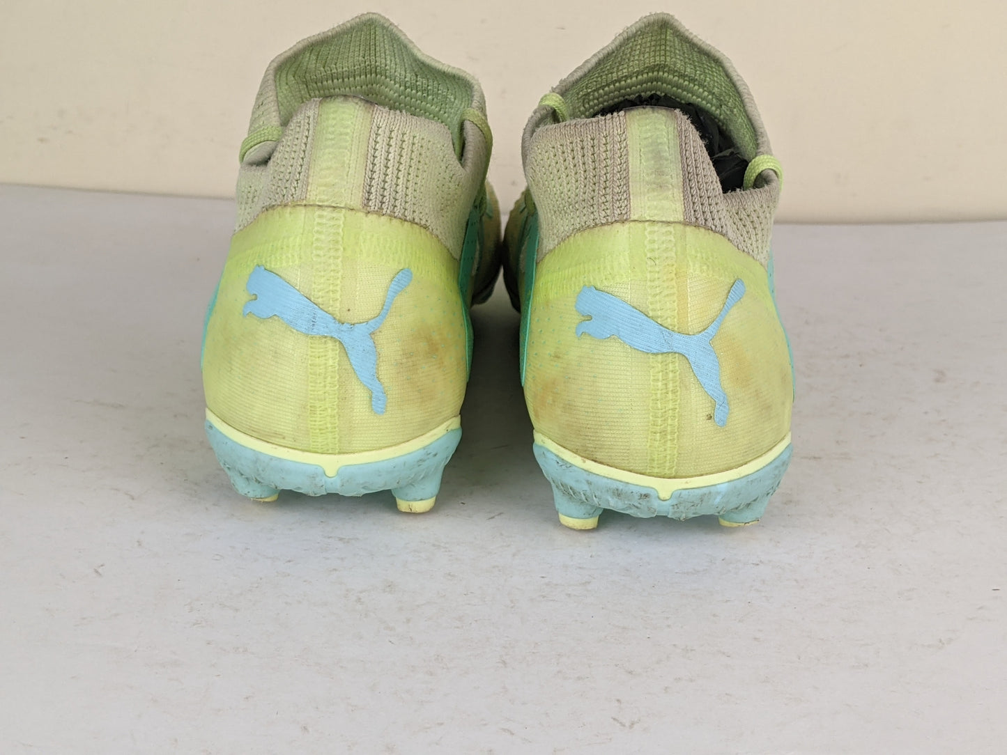 PUMA Future Match FG/AG Pursuit - Fast Yellow/PUMA Black/Electric Peppermint Kids