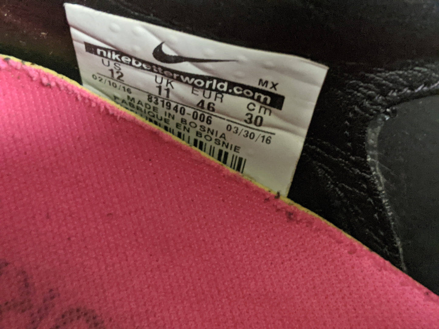 Nike Mercurial Superfly V FG Black/Pink Blast