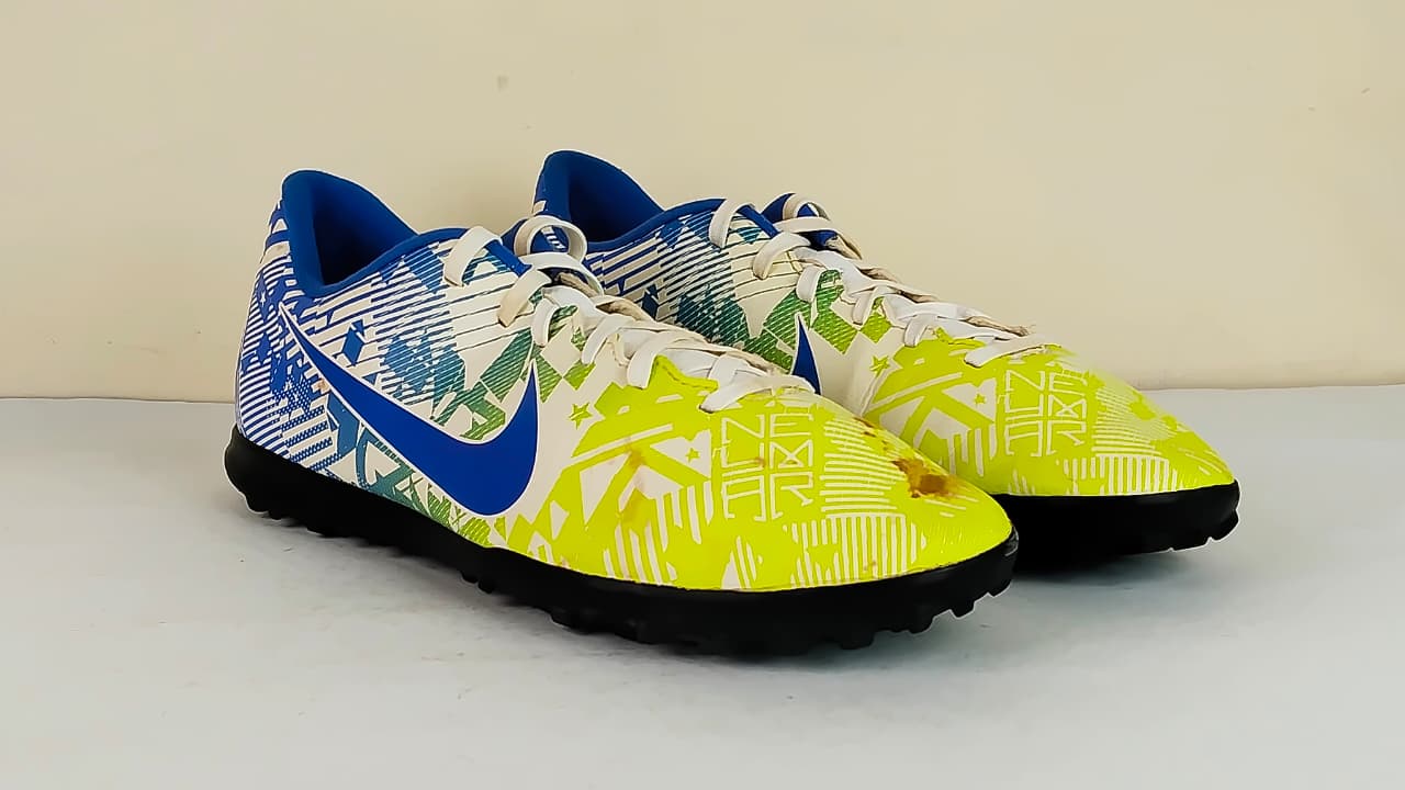 Nike Mercurial Vapor 13 Club TF NJR Jogo Prismatico - White/Racer Blue/Volt/Black