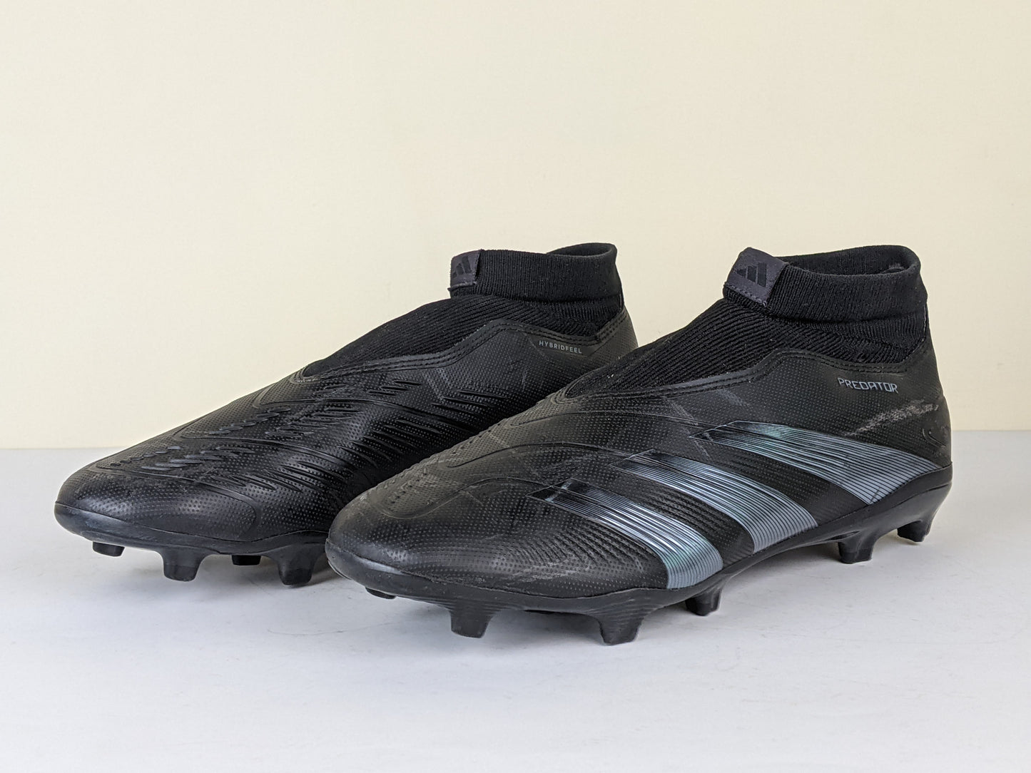 adidas Predator League Laceless FG Nightstrike - Core Black/Carbon