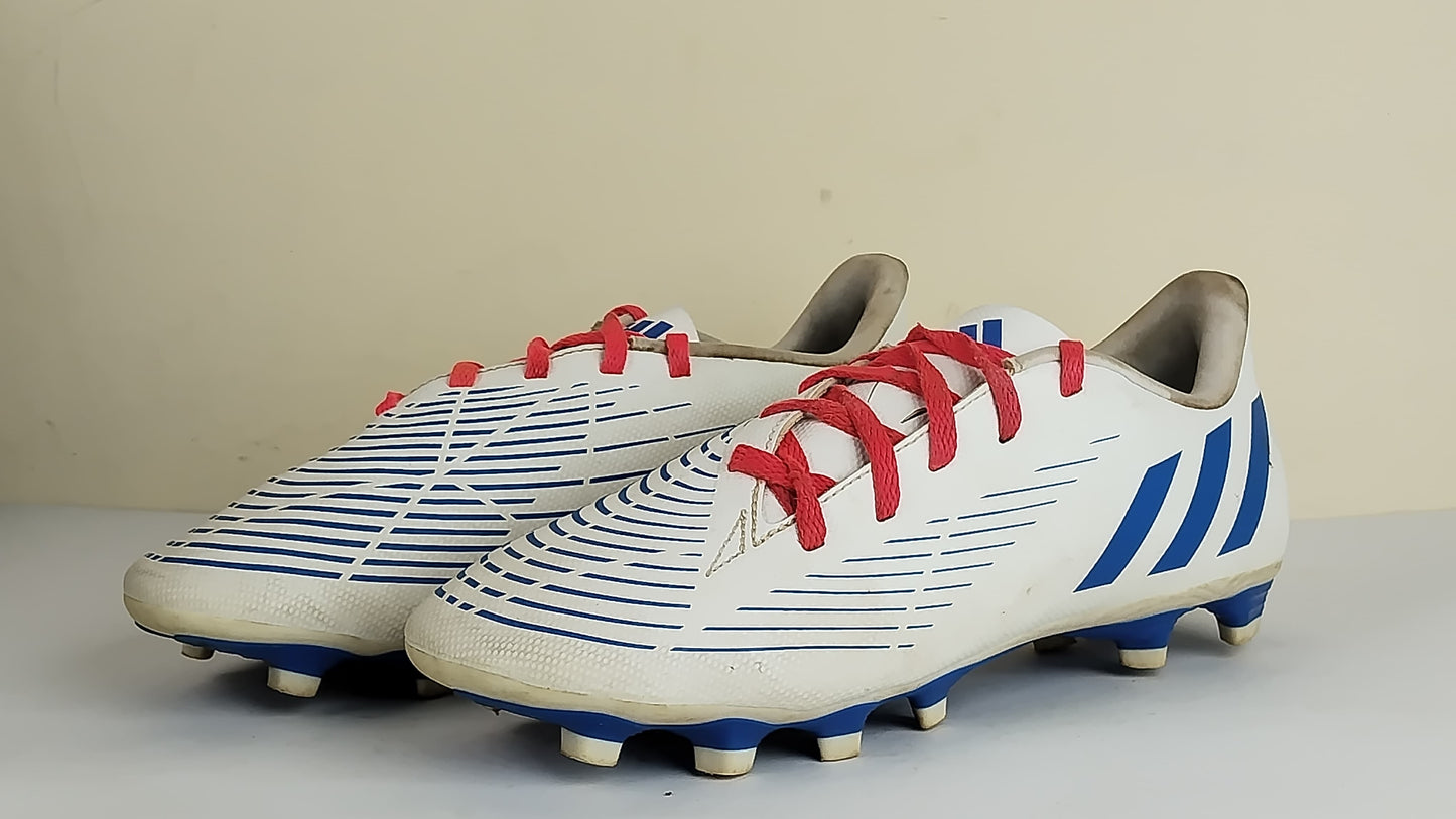 adidas Predator Edge .4 FG Diamond Edge - Footwear White/Hi-Res Blue