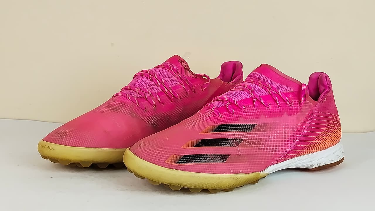 adidas X Ghosted .1 TF Superspectral - Shock Pink/Core Black/Screaming Orange