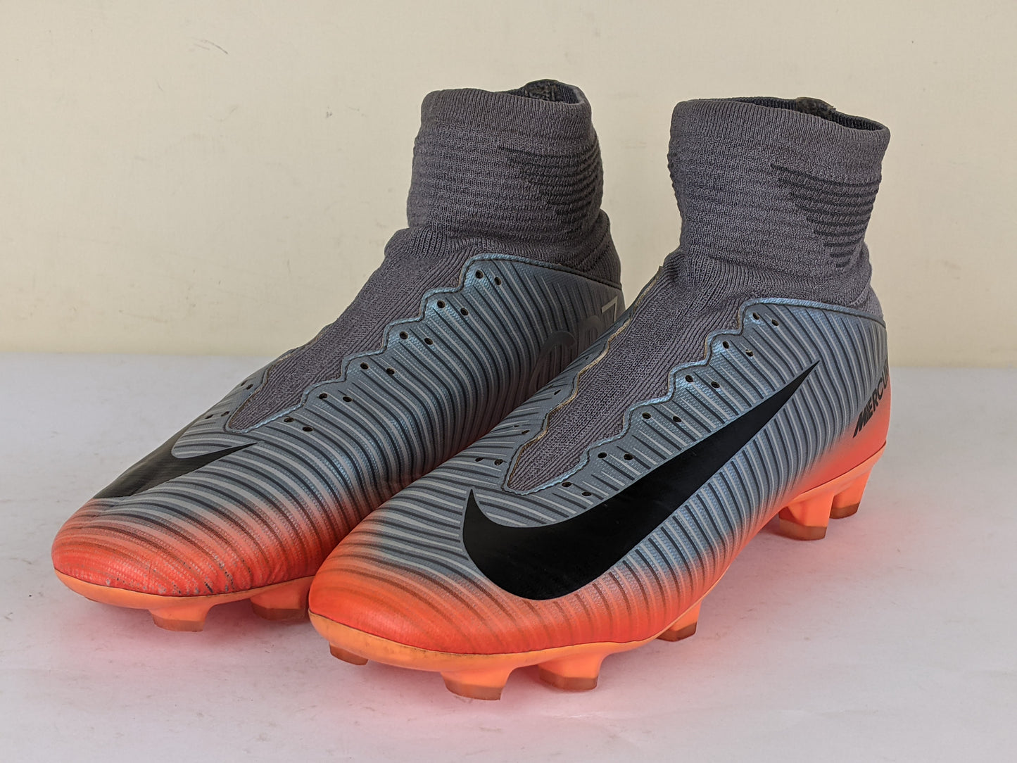 Nike Mercurial Superfly V CR7 Chapter 4 FG - Cool Grey/Orange Kids