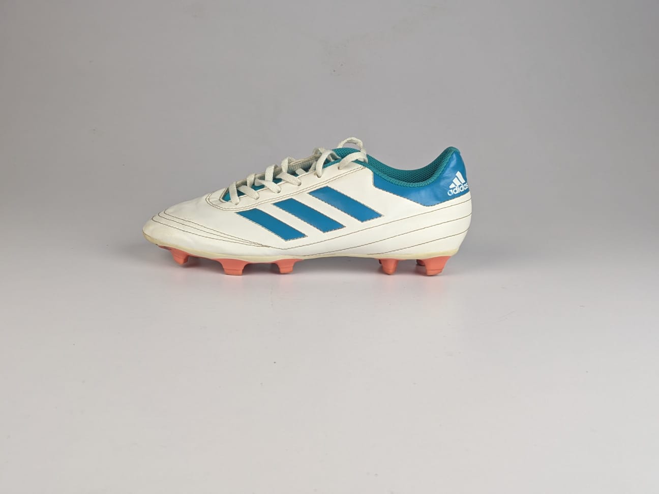 adidas Goletto 6 FG 'White/Turqoise'