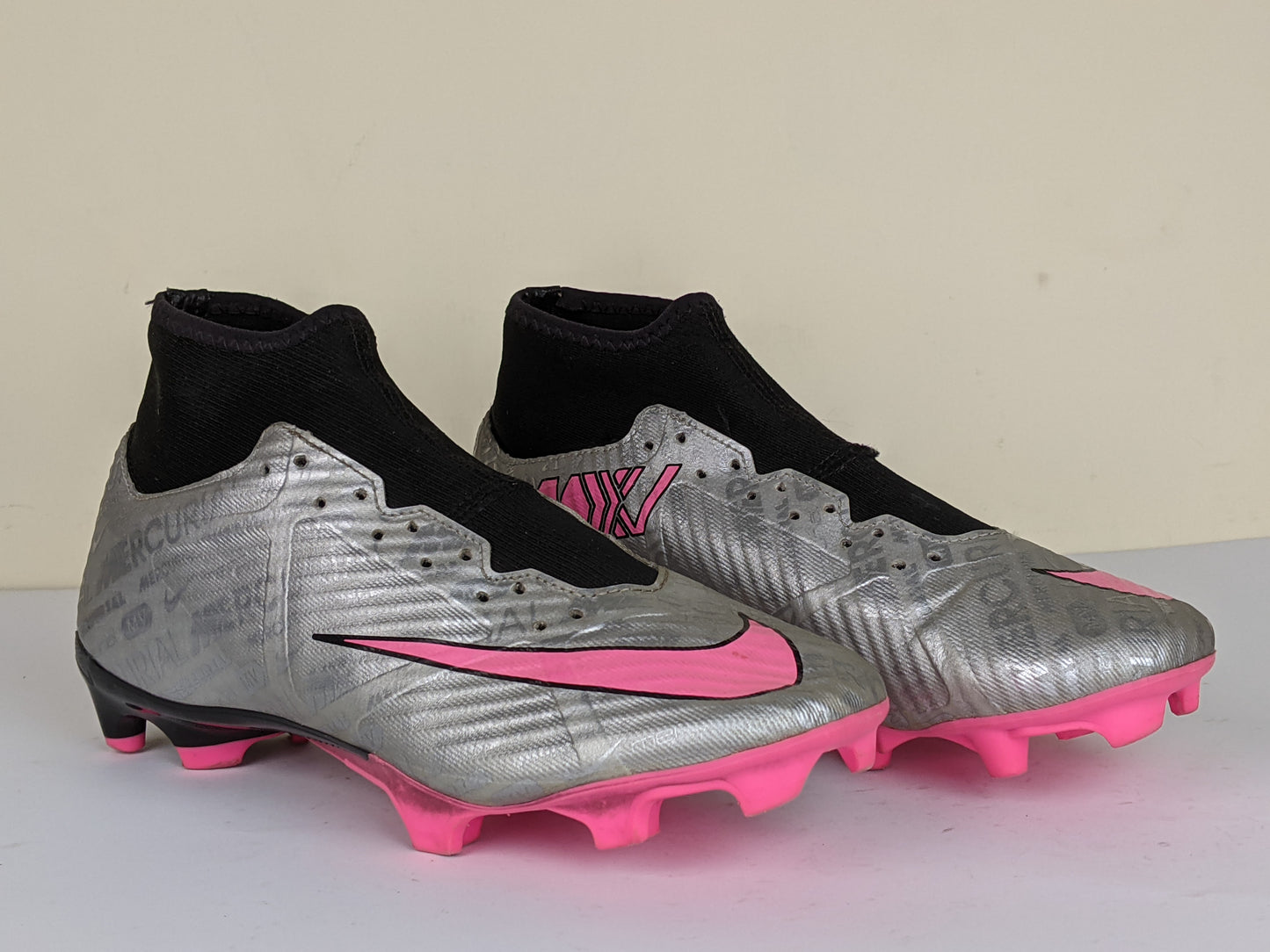 Nike Air Zoom Mercurial Superfly 9 Academy MG XXV - Metallic Silver/Hyper Pink/Black/Volt