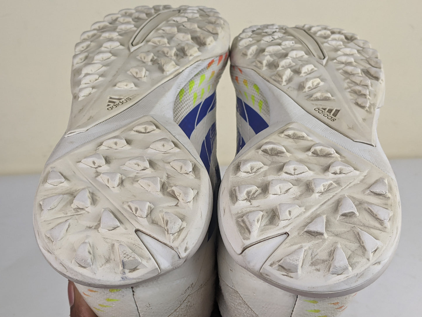 adidas Predator Edge .3 TF Al Rihla - Footwear White/Solar Yellow/Power Blue