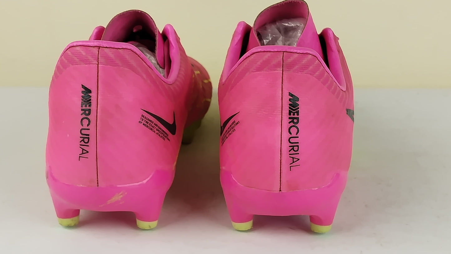 Nike Air Zoom Mercurial Vapor 15 Academy MG Luminous - Pink Blast/Volt/Gridiron