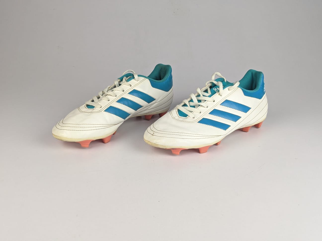 adidas Goletto 6 FG 'White/Turqoise'